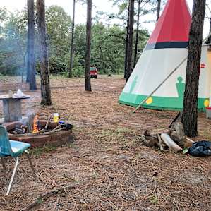 Outside the Tipi