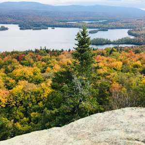 Blue Lake Castle Rock trail recommended by Bob on Oct. 2, 2021. The drive there was beautiful after Indian Lake.