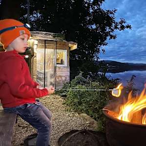 moonlight roasted marshmallows
