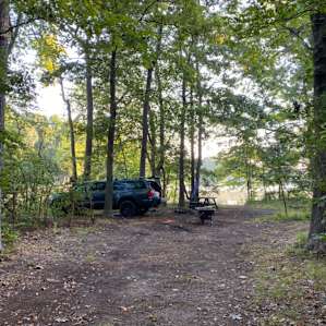 Secluded area at the end of the road
