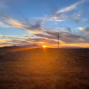 Sunset looking Ute