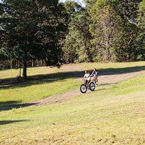 Bikes supplied, plenty of room for a ride!