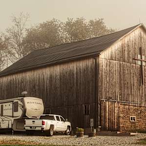 RV or Tent Camping on Farmland