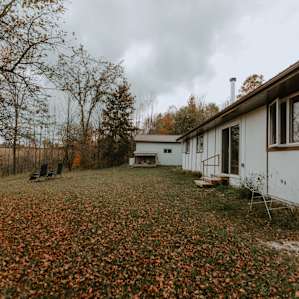 A large yard to enjoy