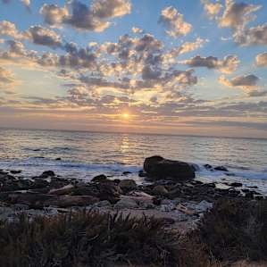 View of the ocean, a few minutes away walking.