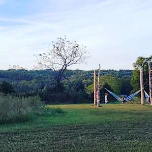 Hammock Hotel near Hilltop Cabin. Perfect spot to watch the sunset!