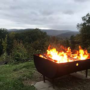 Communal campfire- we met wonderful people!