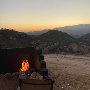Beautiful fire area