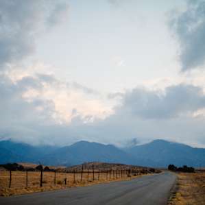 Sunset on the ranch was stunning