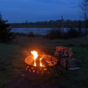 5 acres on river near DOOR county