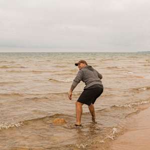 I had some fun skipping rocks in the lake. We went in October and it was just a little too chilly to swim, but otherwise I would have!
