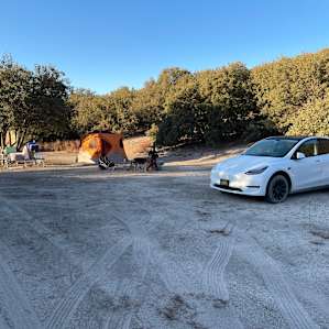 Campsite 2; first site on the property but still quiet and far from other campers.
