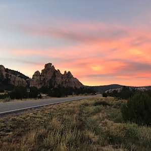 Sunset Campground on Ruin Road