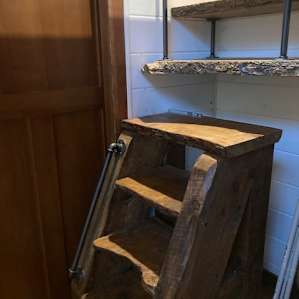Ladder to loft area