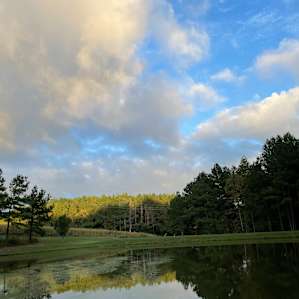 View from the pond camp site