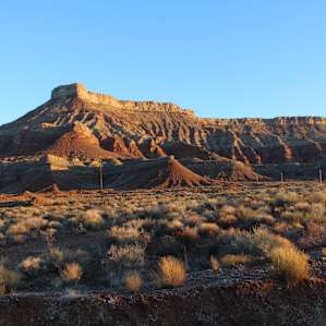 Mesa behind the property