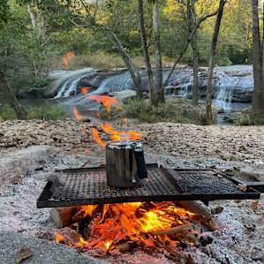Waterfall camping close to CLT