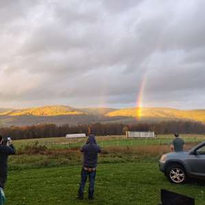 Greeted by a nice rainbow after the rain cleared