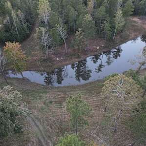 Pond, taken from above entrance barn.