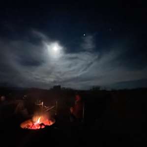Spectacular night sky.