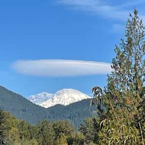 The view from the camping site
