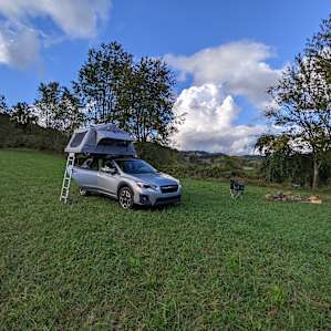 Rooftop tents work great at #2