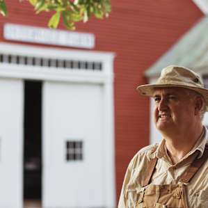 Carl was out front when I arrived, he spent a few minutes making sure I was oriented on the property and shared a bit of local history.