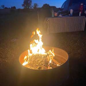 Fire ring provided and we brought our own firewood.