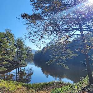 Nearby lake.