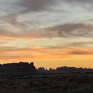 View of the Needles Campsites