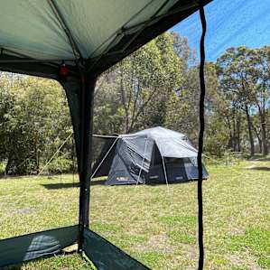 View of camp sit from our gazebo