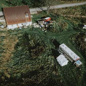Aerial of part of the property