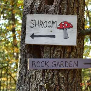 Beautiful trails were well marked with adorable signs