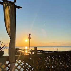 Waterfront Yurt with optional A/C