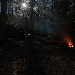 Moonlight by the fire