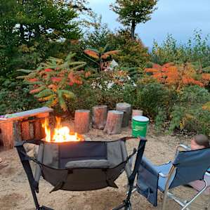 Fire ring was the perfect size at site #4