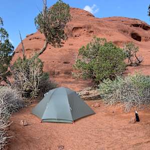 View of the Needles Campsites