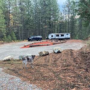 RV Camping on Secluded Lake