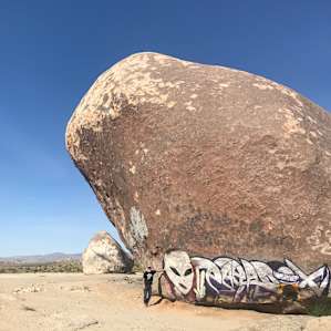 This is Giant rock. An easy drive from The Hideaway!