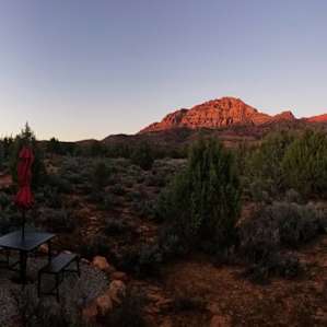 Desert yurt with spectacular views