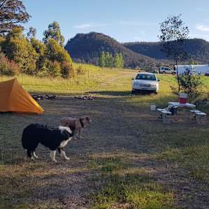 Farm camping with stunning views