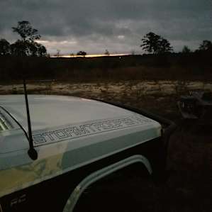 Morning veiw from campsite.