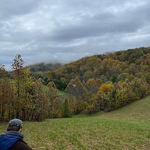 Hill from campsite 7 to the car