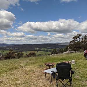 Camping at Hut with a View