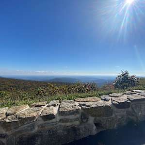 Shenandoah skyline drive.