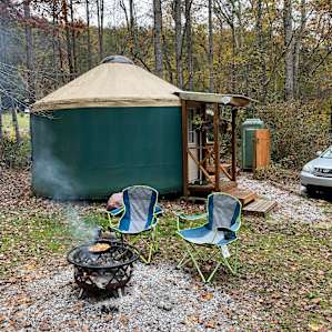Little Green Yurt of Cedar Mountain