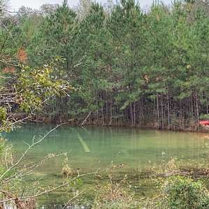 Cool camping spot on the right, beautiful crystal clear water