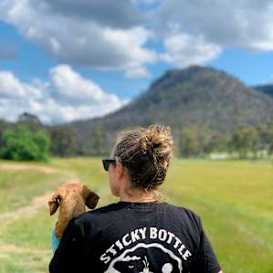 Farm camping with stunning views