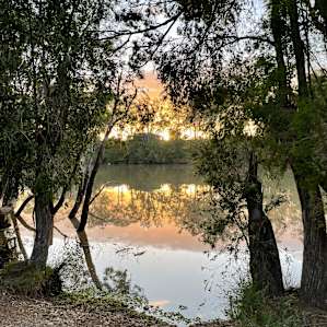 Morning view from the boat ramp
