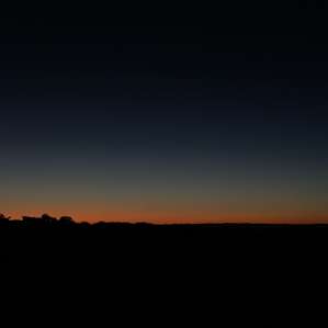 Gorgeous glowing sunset